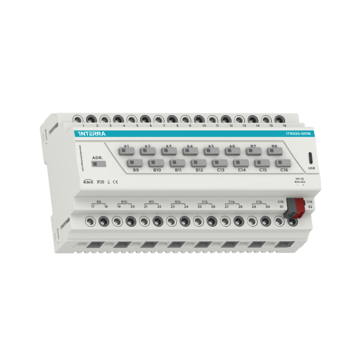 Interra ITR525-0016 16 kanalų KNX Combo Plus