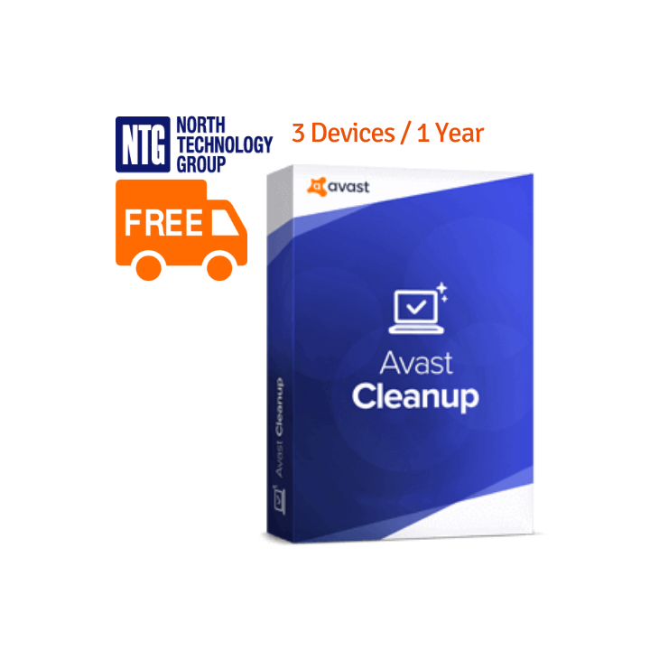 Avast CleanUp (Base) 3 laitetta / 1 vuosi (uusi lisenssi, ei päivitys)