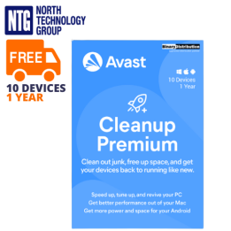 Avast CleanUp Premium (Base) up to 10 Devices / 1 Year (new license, not upgrade)