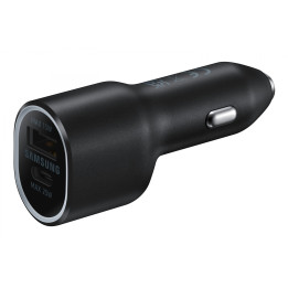 Samsung EP-L4020NBEGEU 40W auto lādētājs melns - ātra USB uzlāde transportlīdzekļiem