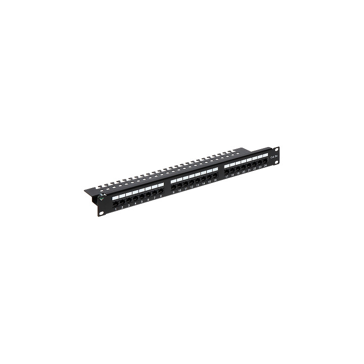 PP-24/RJ/C 24 portu RJ-45 panelis 1U