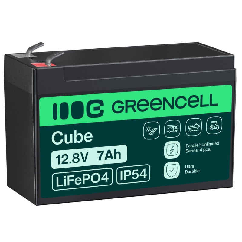 Green Cell LFPGC12V7AH LiFePO4 akumulators 12