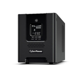 CyberPower PR3000ELCDSXL 3000VA / 2700W bokštinis UPS - Line-Interactive Pure Sine Wave, LCD ekranas, 8 lizdai, USB ir RS-232