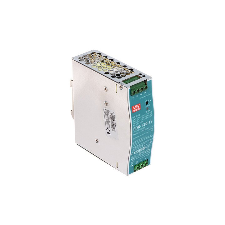 MEAN WELL EDR-120-12 120W 12V DIN Rail Power Supply