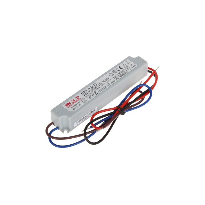 12V 1A IP67 Блок питания 12W Водонепроницаемый