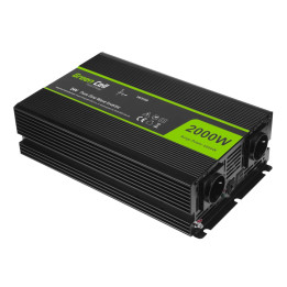 Green Cell Power Inverteris nuo 24V iki 230V 2000W/4000W gryna sinusinė banga