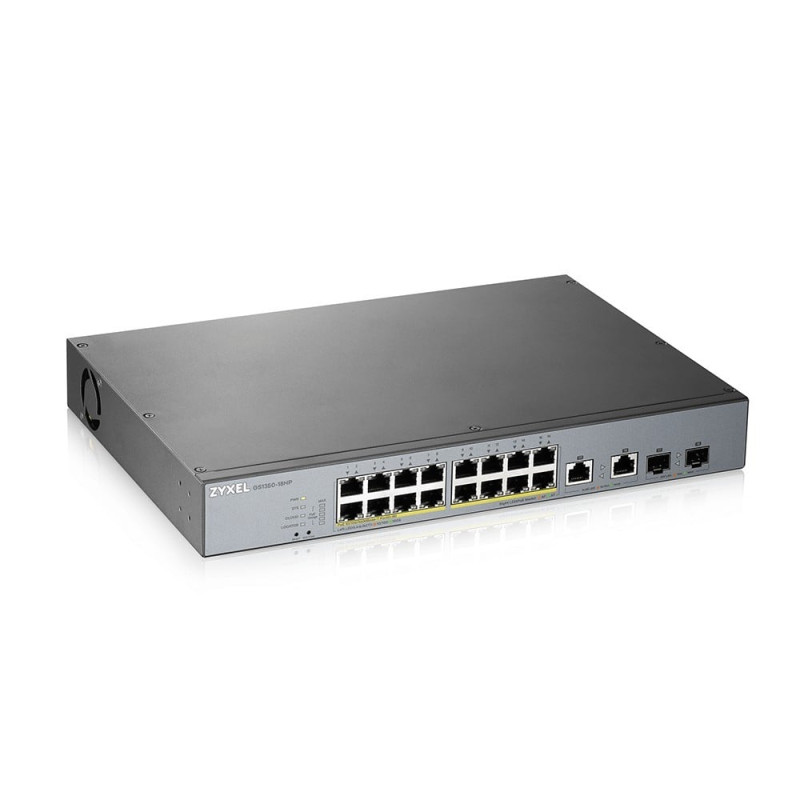 ZyXEL GS1350-18HP-EU0101F 18 portu pārvaldīts Gigabit