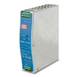 Planet PWR-75-48 48V 75W DIN-sliedes barošanas bloks (regulējams 48-56V DC izejas spriegums)