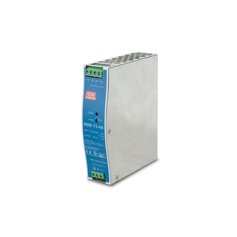 Planet PWR-75-48 48V 75W DIN-sliedes barošanas