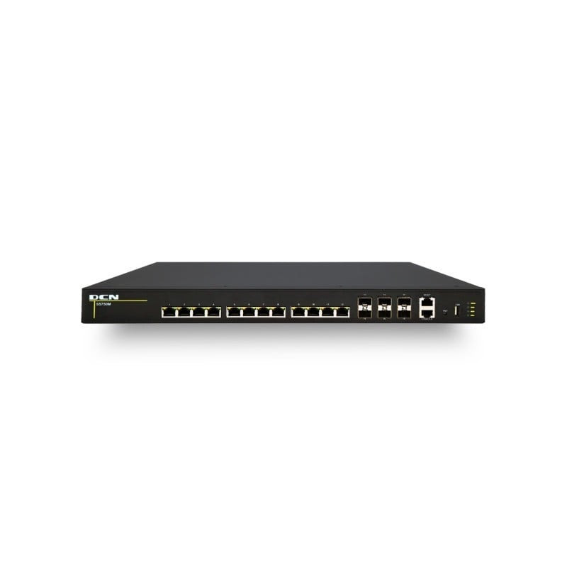 DCN Europe S5750M-18X-P-SI 12x100/1000/2.5G/5G/10GBase-T ar