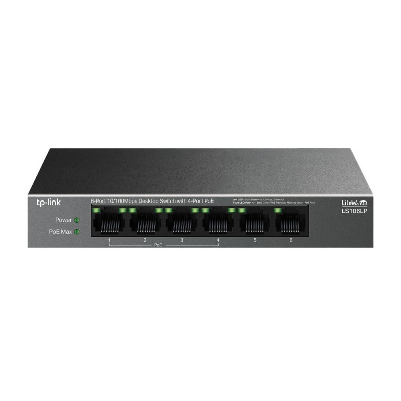 TP-Link LS106LP 6 portu 10/100 Mbps