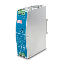 PLANET PWR-75-24 75W 24V DIN-sliedes barošanas bloks (regulējams 24-28V DC)