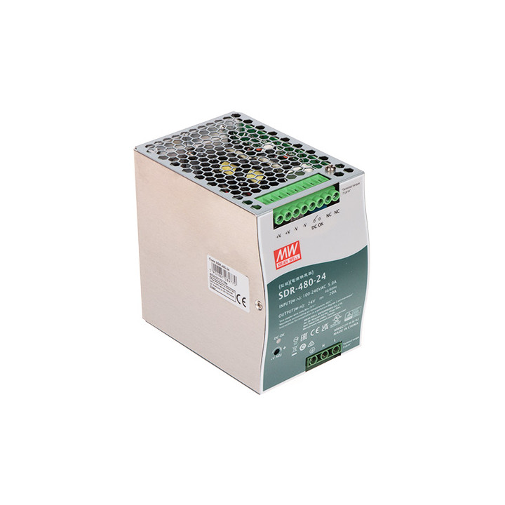 LÜLITUSADAPTER SDR-480-24 TÄHENDAB HÄSTI