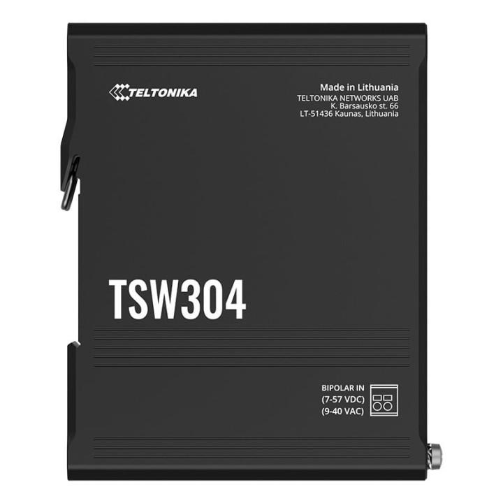 Teltonika TSW304000010 Гигабитный Ethernet коммутатор с PoE, крепление на DIN-рейку