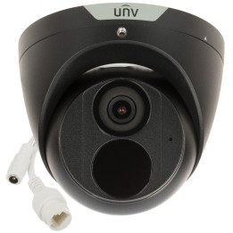 Uniview IPC3614SS-ADF28KM-I0-BLACK 4MP IP67 āra kamera ar 40m IR