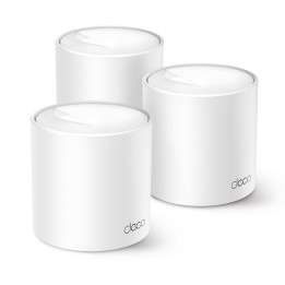 TP-Link Deco X1500 (3-pack) AX1500 Wi-Fi 6 -mesh-järjestelmä – Gigabit, kaksitaajuus, peitto jopa 5500 neliöjalkaa