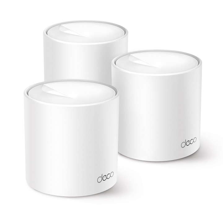 TP-Link Deco X1500 (3-pack) AX1500 Wi-Fi 6 -mesh-järjestelmä – Gigabit, kaksitaajuus, peitto jopa 5500 neliöjalkaa