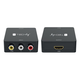 Techly IDATA SPDIF-6E3 AV kompozitinis vaizdo ir garso 3x RCA į HDMI 1080p keitiklis