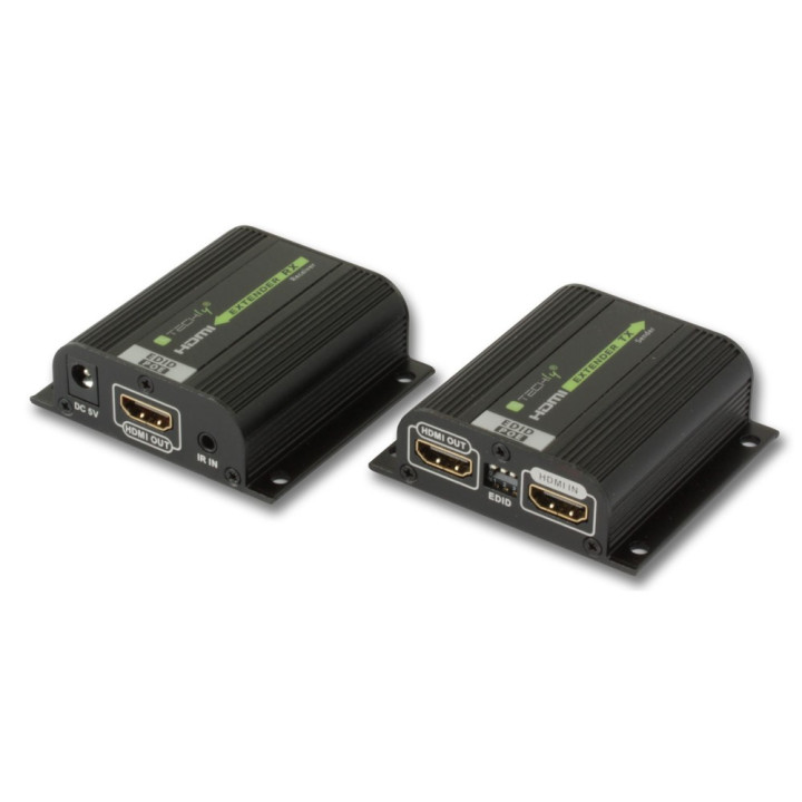 Teknisesti IDATA EXT-E70POED HDMI 1.4 Extender 1080p60Hz jopa 40m Cat6 yli IR PoC