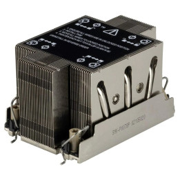 Supermicro SNK-P0078P CPU:n jäähdytyselementti / jäähdytin - musta, ruostumaton teräs