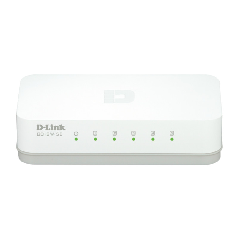 D-Link GO-SW-5E/E nepārvaldīts Fast Ethernet slēdzis