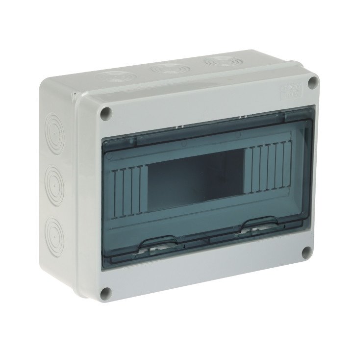 ELPROMET HT-12 Surface-Mounted Hermetic Distribution Board 12 Modules IP65
