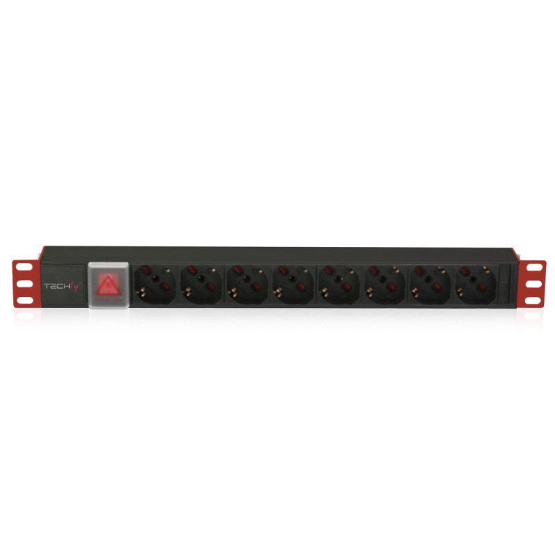 Techly I-CASE STRIP-18C20 19" 1U 8x