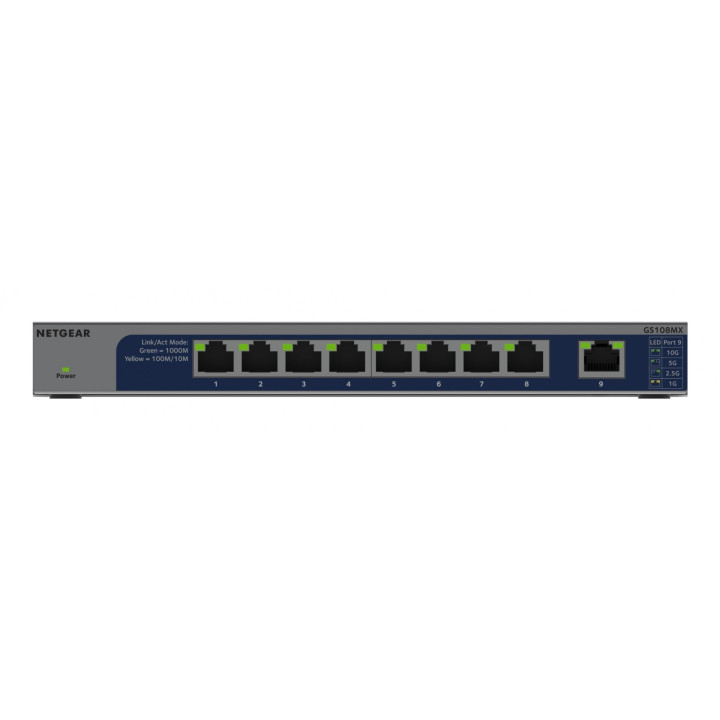 Netgear GS108MX-100EUS 8 portu Gigabit nepārvaldīts slēdzis