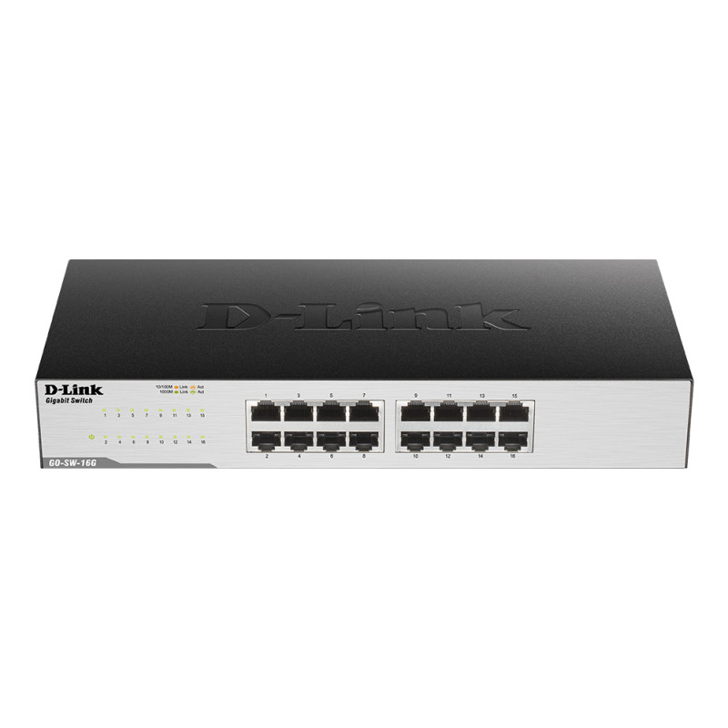 D-Link GO-SW-16G/E Nenodrošināts 16 portu Gigabit