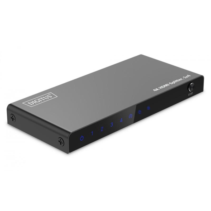 DIGITUS DS-55337 HDMI sadalītājs 1x4, 4K/60Hz