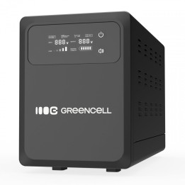 Green Cell UPSLPPC800 UPS 1200VA 800W AVR 12V LCD
