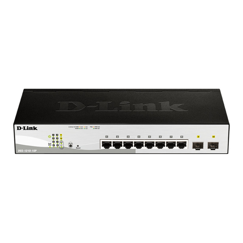 D-Link DGS-1210-10P/E 10 portu Gigabit Smart