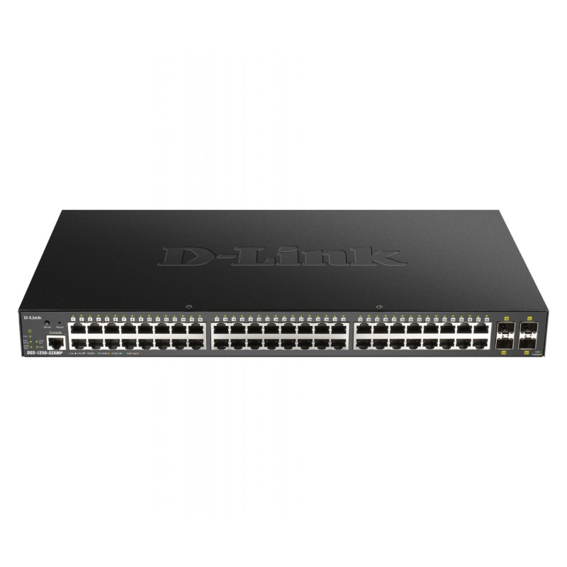 D-Link DGS-1250-52XMP pārvaldīts L3 Gigabit PoE+
