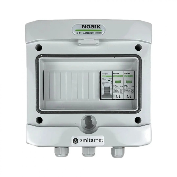 EMITER EM-59N_AC IP65 2. tipa SPD 16A pārsprieguma aizsargs