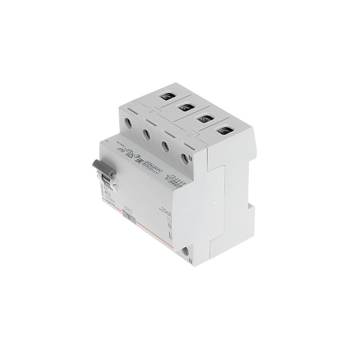 LEGRAND LE-402063 Three-Phase RCCB, AC Type, 30 mA, 40 A