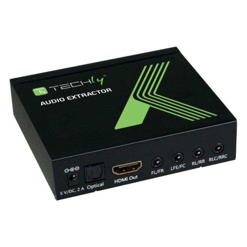 Techly IDATA HDMI-EA74K Audio Ekstraktors SPDIF