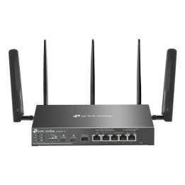 TP-Link ER706WP-4G maršrutizatorius 4G+ Cat 6 SIMx2 WiFi AX3000 5xGE WAN/LAN (4xPoE+) 1xSFP