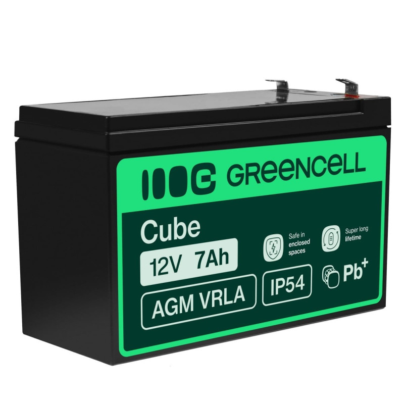 Green Cell AGM04 12V 7Ah VRLA