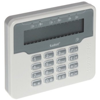 KEYPAD FOR ALARM CONTROL PANEL VERSA-LCDR-WH SATEL