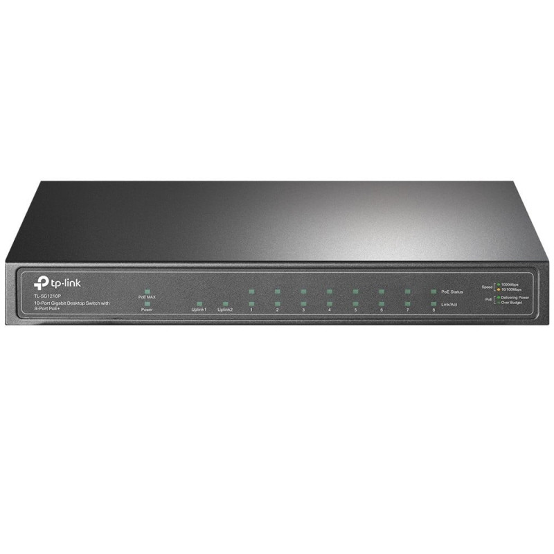 TP-Link TL-SG1210P 10 portu Gigabit darbvirsmas