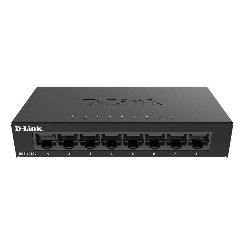 D-Link DGS-108GL/E Nepārvaldāms Gigabitu Ethernet slēdzis