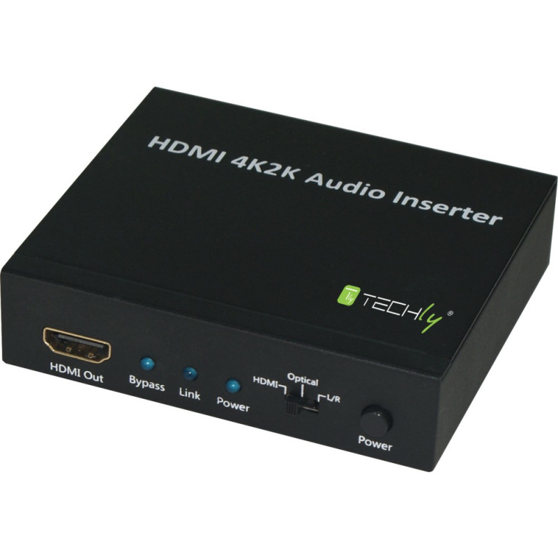 Techly IDATA HDMI-AI4K Audio Inserter SPDIF