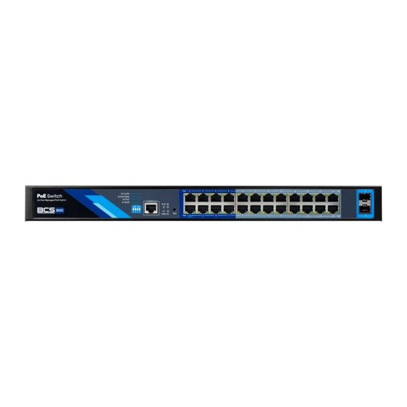BCS BCS-B-SP24G-2SFP-M Pārvaldīts PoE slēdzis 24