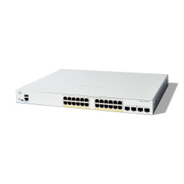 Cisco C1300-24FP-4X Pārvaldāms 24 portu Gigabit PoE+ slēdzis ar 4x 10GE SFP+ augšupsaitēm
