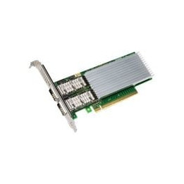 Intel E810CQDA2BLK 2-portu 100GbE QSFP28 PCI-E 4.0 zema profila tīkla adapteris
