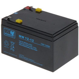 12V 12Ah svina-skābes akumulators MW 12V/12AH-MW
