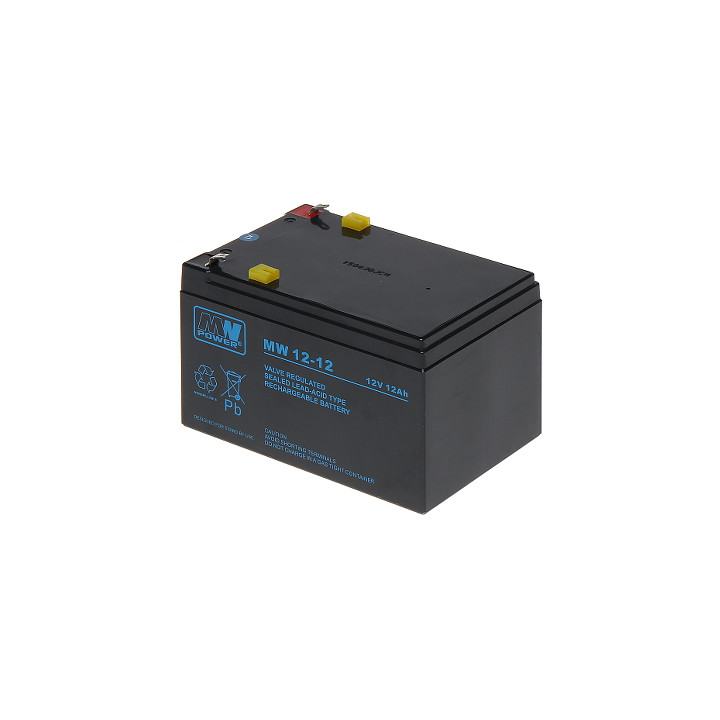 12V 12Ah svina-skābes akumulators MW 12V/12AH-MW