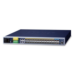 PLANET MGSW-28240F L3 управляемый Metro Ethernet коммутатор с 28 портами (14 SFP + 4 общих RJ45 + 10 1G/2.5G SFP + 4 10G SFP+) A