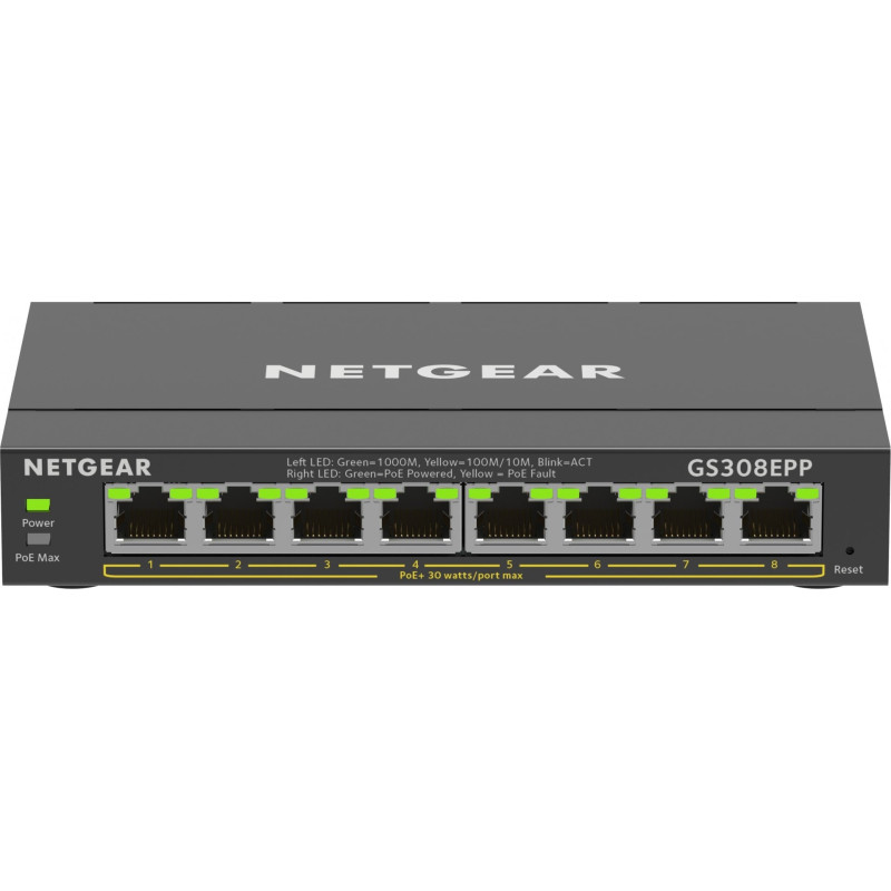 Netgear GS308EPP-100PES 8 portu Gigabit viedais