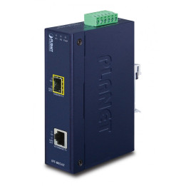 PLANET IFT-805AT Industrial Fast Ethernet -mediamuunnin SFP-paikalla, IP30, -40°C - 75°C, UL-sertifioitu
